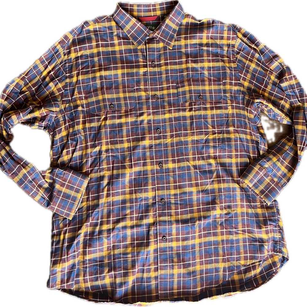 Orvis Men’s Game Bird Plaid Button Down with Pockets